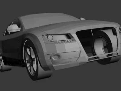 Audi A5 - undone Free 3D model