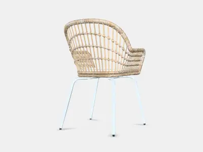 NILSOVE - NORNA Chair with chair pad Low-poly 3D model