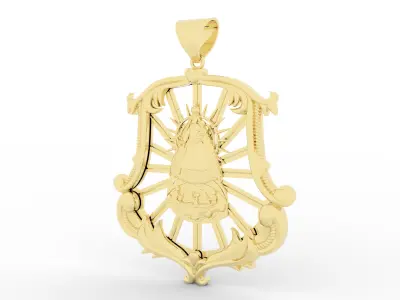 Virgen de la Caridad Pendant New Style 3D print model