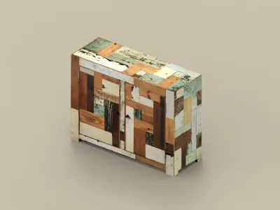 Patchwork Furniture 3D model