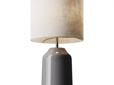 Kleine tafellamp Sandy Glow van keramiek 3D model