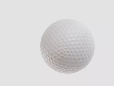 Golf Ball 3d model Low-poly 3D model purchase