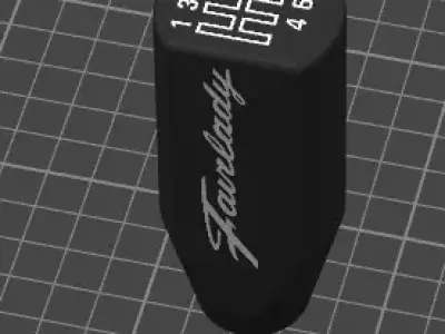 Funtional Shift knob for Nissan 370Z 3D print model