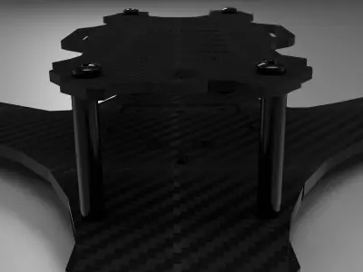 Baby tricopter frame 3D model