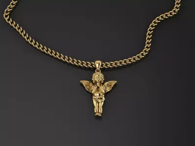 Little Angel pendant 3D model