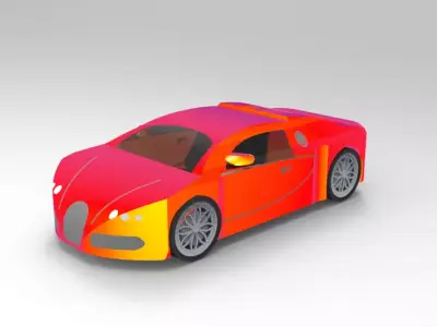 Bugatti Veyron 3D model