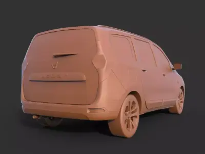Dacia Lodgy 2013 3D print model