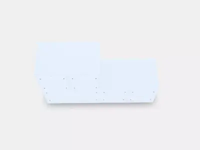 NORDLI Chest of 10 drawers Low-poly 3D model