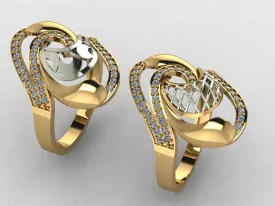 78 LATEST UNISEX RINGS WITH 3D DETAILS 3D print model