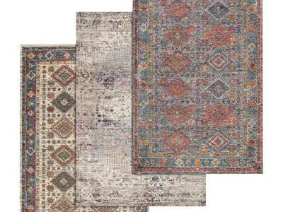 Rug Set 1441 3D model