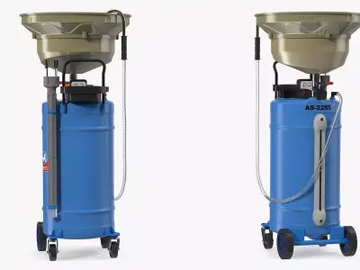 Automotech Services 2285 Multi-Function Waste Oil Drainer 3D model