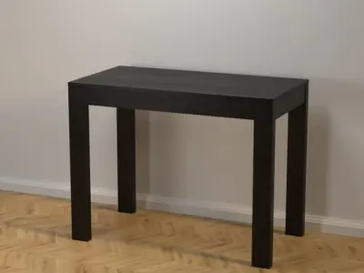Modern Desk 03 Free low-poly 3D model