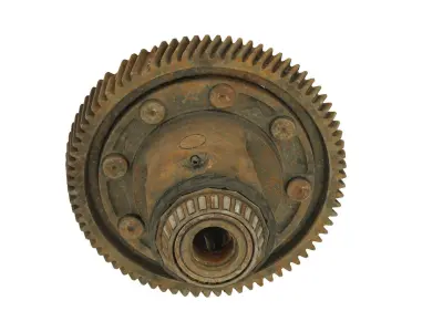 Rusty Gear Raw Scanned 3D model