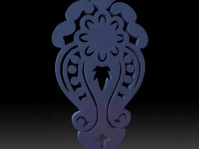 Ornaments Motif Base Mesh Vol 2 3D model