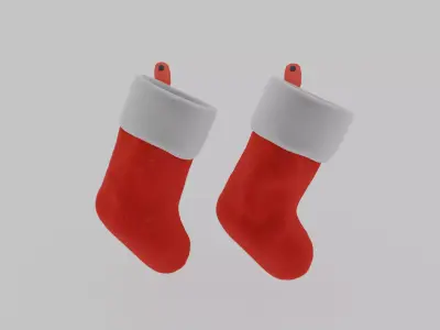 Christmas Stockings 3D model