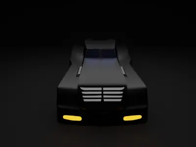 Bat Mobile Free 3D model