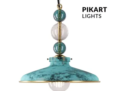 Pendant KVKZ Green brass SKU 5423 Free 3D model