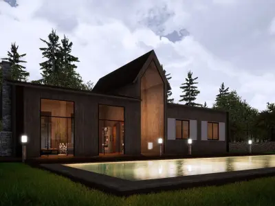 River House Model Free 3D model