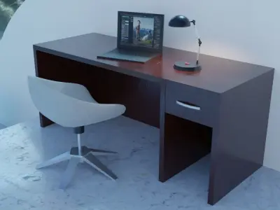 Underwater Hotel Room 3D model