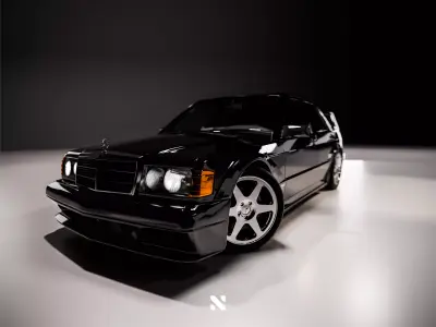 Mercedes Benz 190E Evolution II - Fully Rigged 3D model