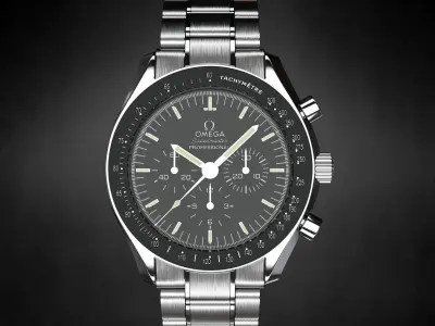 Omega Speedmaster Watch 3D model