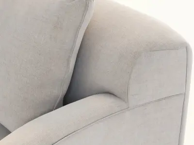 Bolier Modern Luxury Lounge Chair 92015 3D model