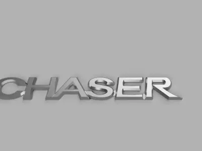 Toyota CHASER logo 3D print model