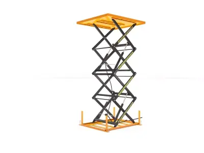 Load Lifting Platform Scissors Lift 3D model