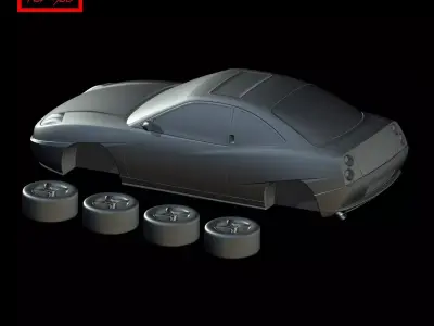 Fiat Coupe  1994 3D model