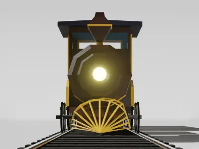 Train Free 3D model