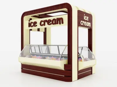 Booth Exhibition Stand a124  3D model