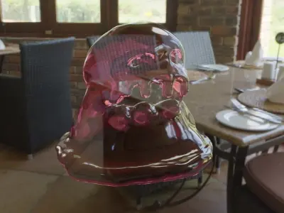 Slime Creature Low-poly 3D model