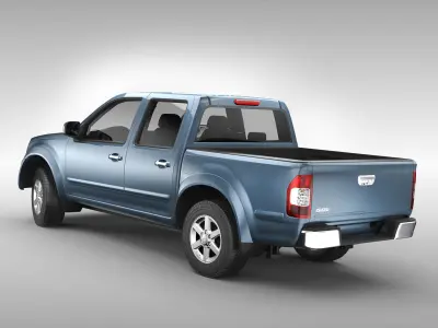 Isuzu D-Max Crew Cab 2004 - 2011 3D model