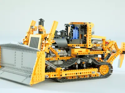 LEGO Motorized Bulldozer 3D model