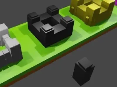 all walls lvls clash of clans Free 3D model