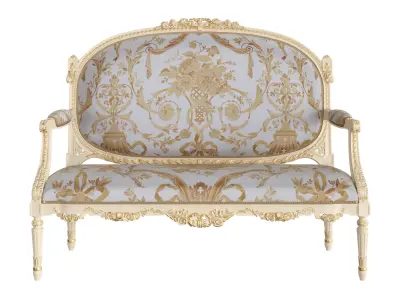 Imperial loveseat by Modenese 3D model