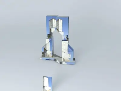 Escultura Cubist Free 3D model
