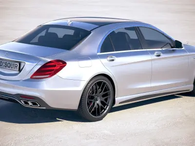 Mercedes S63 AMG 2018 3D model