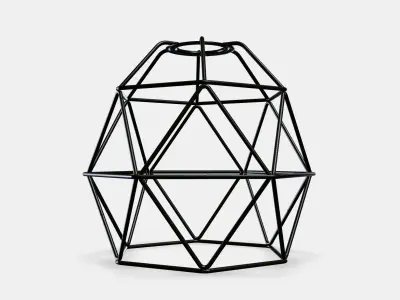 BRUNSTA Pendant lamp shade Low-poly 3D model