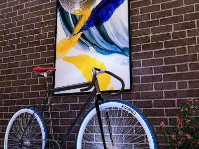 Bike interior design 3D model
