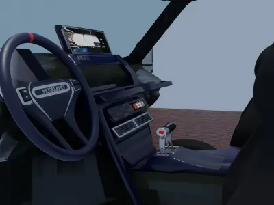 OFF ROAD TRUCK Low-poly 3D model