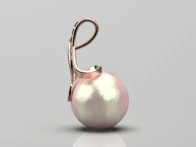 pearl jewelry pendant pp0053 3D print model