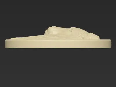 Wolf Head A90 3D print model