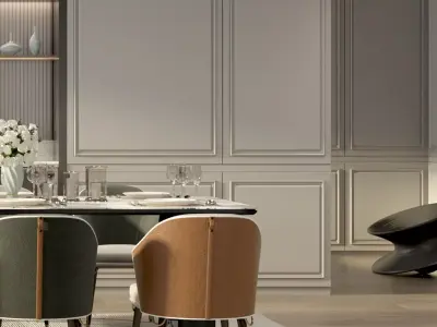 Kitchen interior  3D model