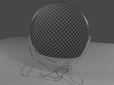 Table Mirror Free 3D model