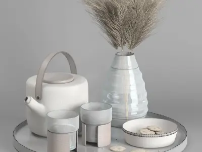 Decorative set 02 3D model order