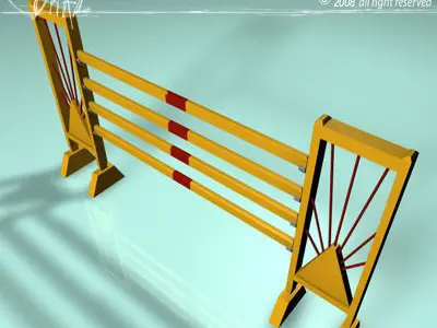 yellow jump 3D model
