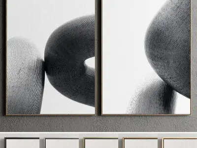 Photo Frame 06 Low-poly 3D model