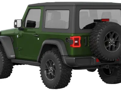 Jeep Wrangler Willys 2024 3D model