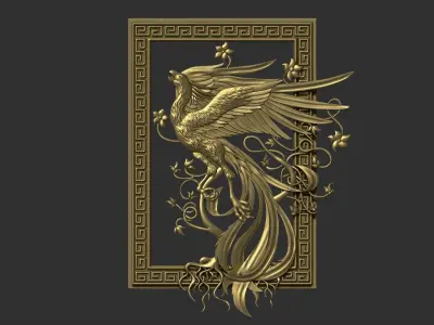 phoenix 3D print model